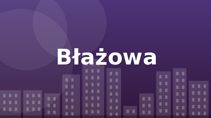 Błażowa