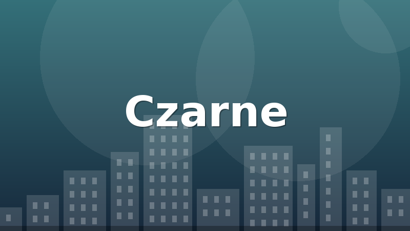 Czarne