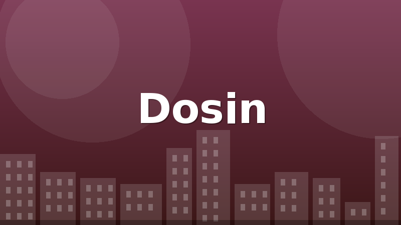 Dosin