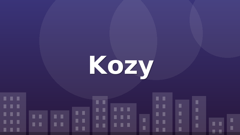Kozy
