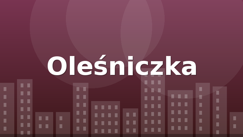 Oleśniczka