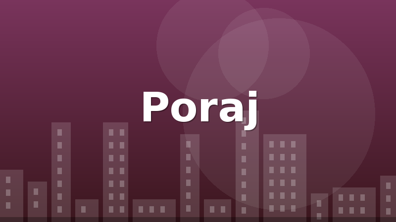 Poraj