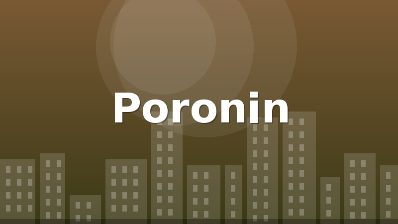 Poronin
