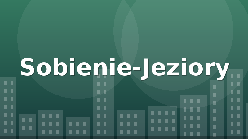 Sobienie-Jeziory