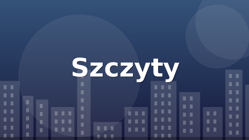 Szczyty