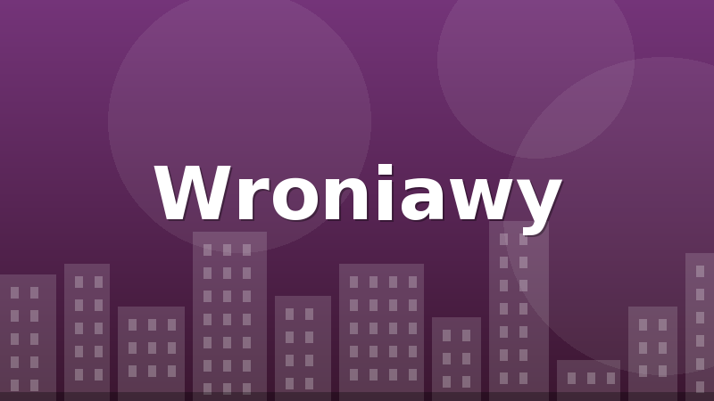 Wroniawy